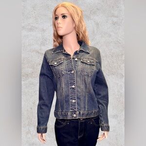Women’s Gap Stretch Jean Jacket Large